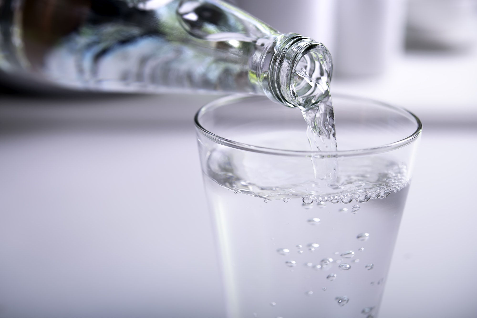 Pouring water